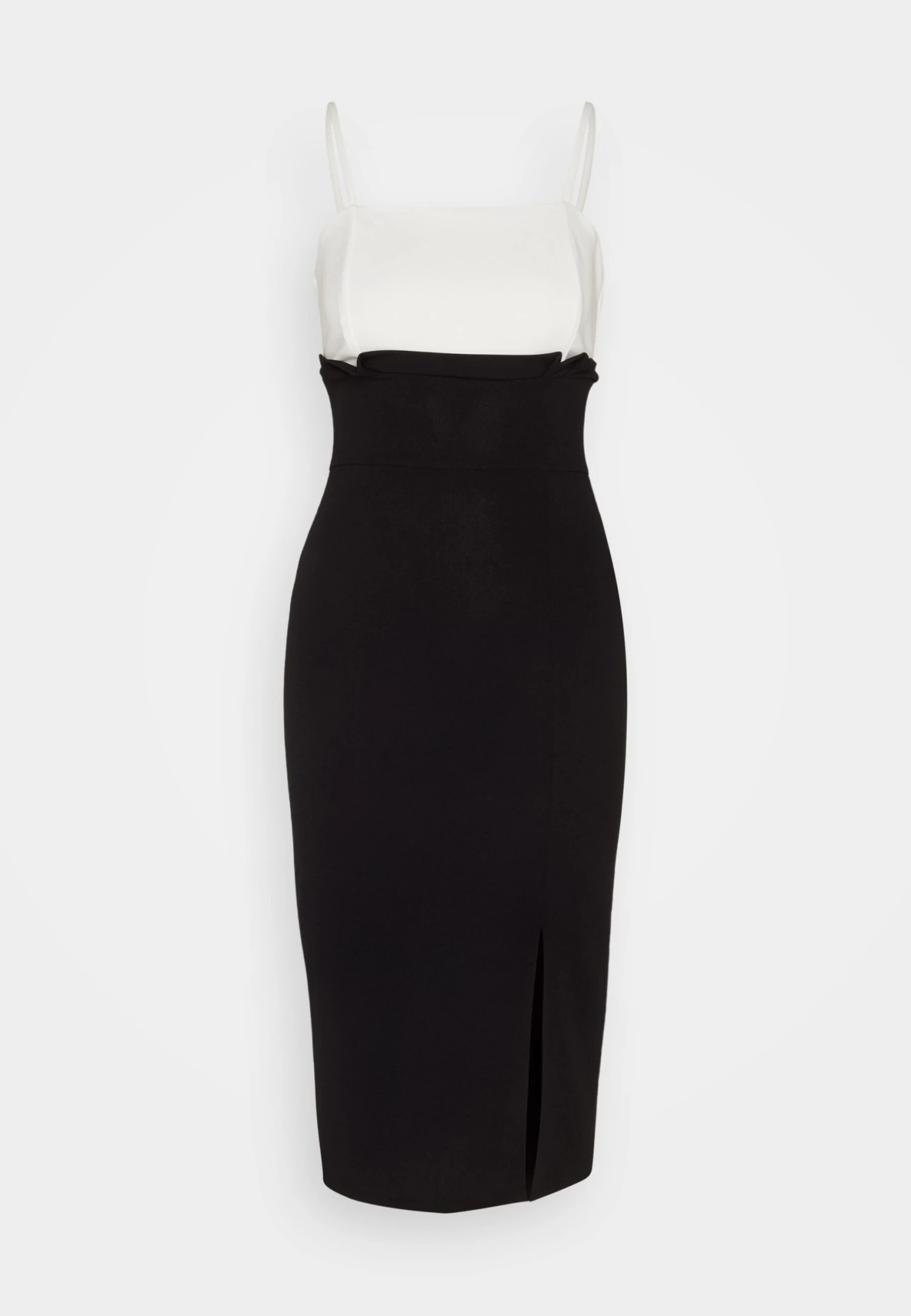 Wal G Janya Contrast Midi - Jerseyjurk - Black/White 5 Wal G Janya Contrast Midi - Jerseyjurk - Black/White - Afbeelding 5