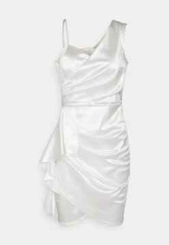 Wal G Tanya Ruffle Mini - Cocktailjurk - White -Wal G 4ffc85b83d814b03ab1b818f1b3fdad2 scaled