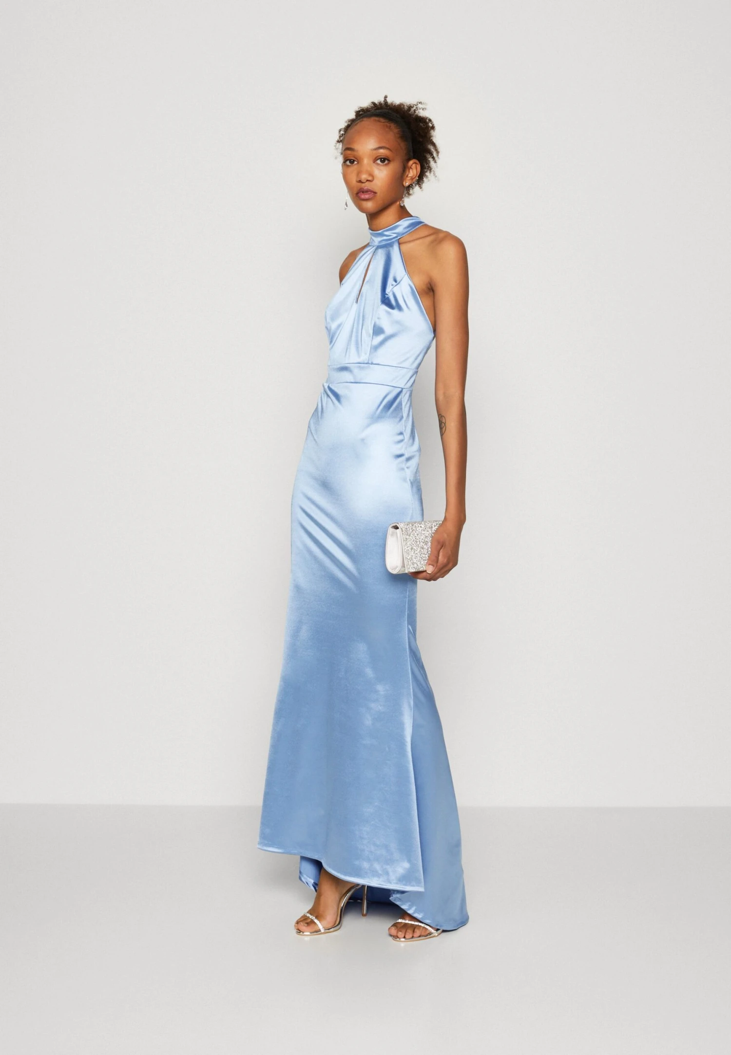 Wal G Amal Strappy Back - Galajurk - Dusty Blue 2 Wal G Amal Strappy Back - Galajurk - Dusty Blue - Afbeelding 2