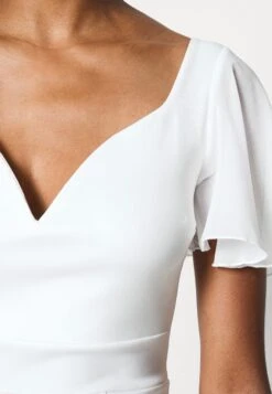 Lembera Sleeve Midi Dress - Etui-Jurk - White -Wal G 52e2bfb2fc6c4e749a0f5bcf2108e6a4 scaled