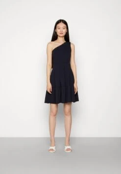 Wal G Janine Skater Dress - Jerseyjurk - Navy Blue