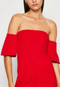 Wal G Luette Off Shoulder - Jumpsuit - Red -Wal G 55dd6f4f48c547abb2cf62727b8934ff scaled