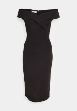 Wal G Zara Midi Dress - Cocktailjurk - Black -Wal G 56437cd8498649dd8e82f4ceb7d2ed77 scaled