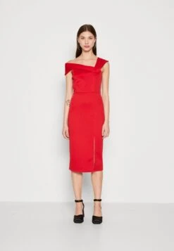 Wal G Delila Strap Midi - Jerseyjurk - Red