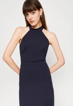 Wal G Benedette Midi Dress - Cocktailjurk - Navy Blue -Wal G 598071b32fe34454935eadee0846e8a7 scaled