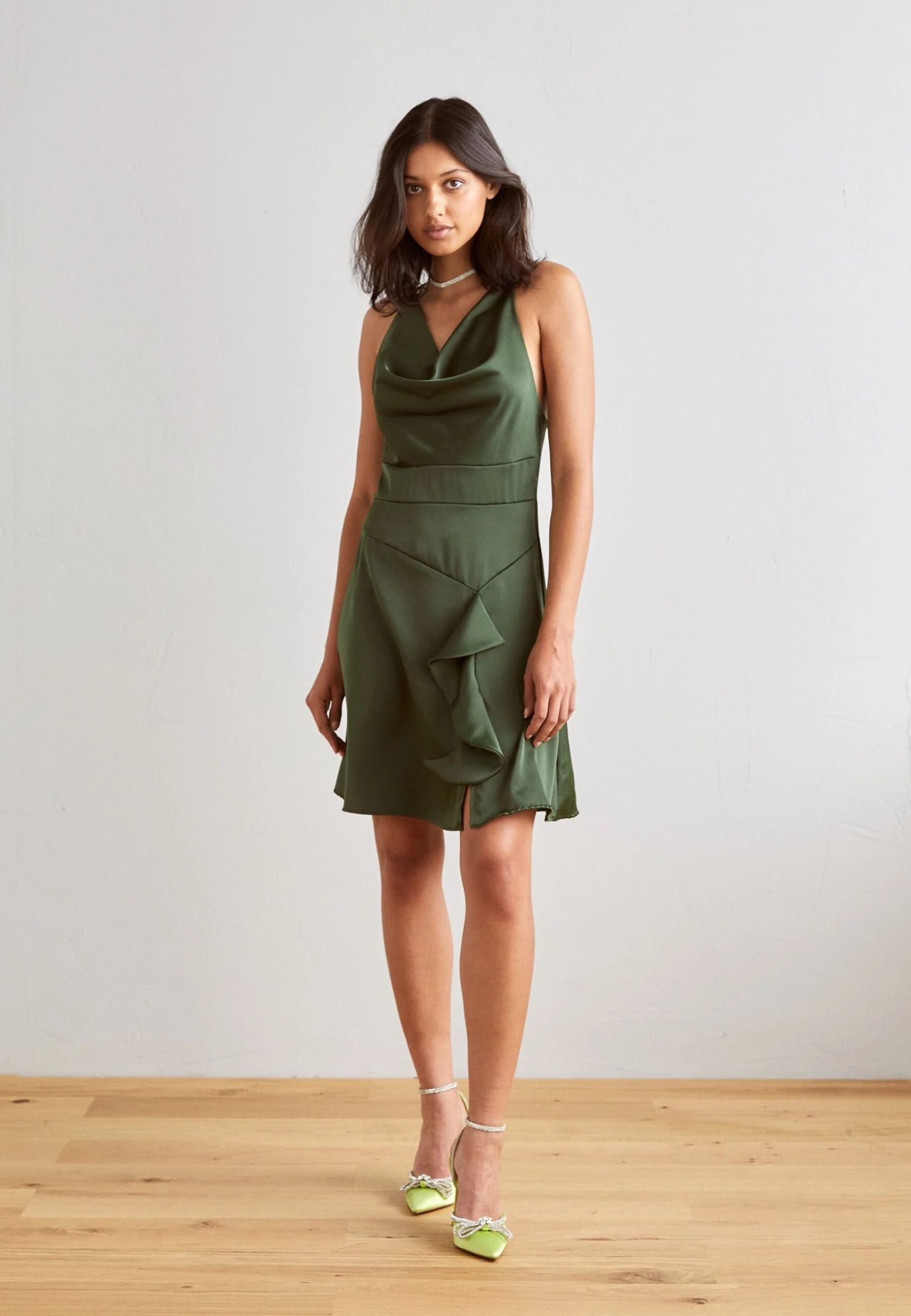 Wal G Aja Ruffle Mini - Jurk - Medow 2 Wal G Aja Ruffle Mini - Jurk - Medow - Afbeelding 2