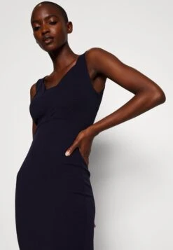 Anabella Ruffle Bottom Midi - Cocktailjurk - Navy Blue -Wal G 5ed8a630ca164a6b9c10256736f62565 scaled