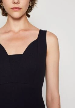 Wal G Anabella Ruffle Bottom Midi - Jerseyjurk - Navy Blue -Wal G 5edbb774d785453a86c22331a01a2254 scaled