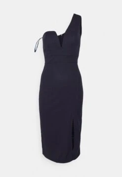 Wal G Gigi One Shoulder Midi Dress - Cocktailjurk - Navy Blue -Wal G 62444d596f9a401ab8978e6739366cd5 scaled