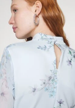 Wal G Wedding Cape Midi Dress - Jerseyjurk - Dark Blue/Multi -Wal G 65f84b9ab0c5471fae81db2740575318 scaled