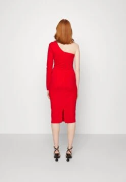 Wal G Lacey Midi Dress - Cocktailjurk - Red -Wal G 680fa12dd2f44afabfe4fcc0384c02f8 scaled
