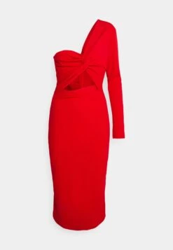 Wal G Lacey Midi Dress - Cocktailjurk - Red -Wal G 697e62499082494aa51b348eabe0f067 scaled