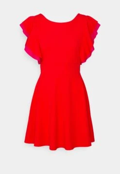 Max Ruffle Skater - Cocktailjurk - Red/Fuchsia -Wal G 6df64780445341cc8f6beeddf2c9805f scaled
