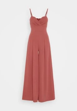 Wal G Thea Wide Leg - Jumpsuit - Dark Mauve Pink -Wal G 6e6f60b1664147dea585b88d286fe31a scaled