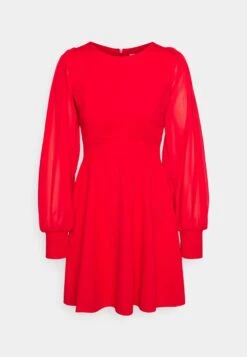 Kat Sleeve Dress - Cocktailjurk - Red -Wal G 6f8c85f390c74542b445eddd2db1a17d scaled