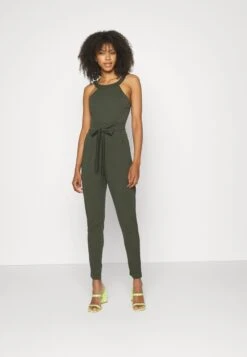 Wal G Jimmy Tie Back - Jumpsuit - Khaki Green -Wal G 6fb80f2b657e45ccafaee07d4ca8ed30 scaled