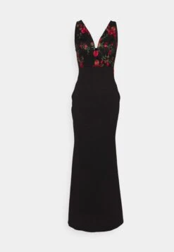Wal G Embroidered Lace Maxi - Cocktailjurk - Black/Red -Wal G 709f67fcc38043b5893086a8c33576a3 scaled