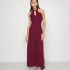 Wal G Arry Wide Leg- Jumpsuit - Wine