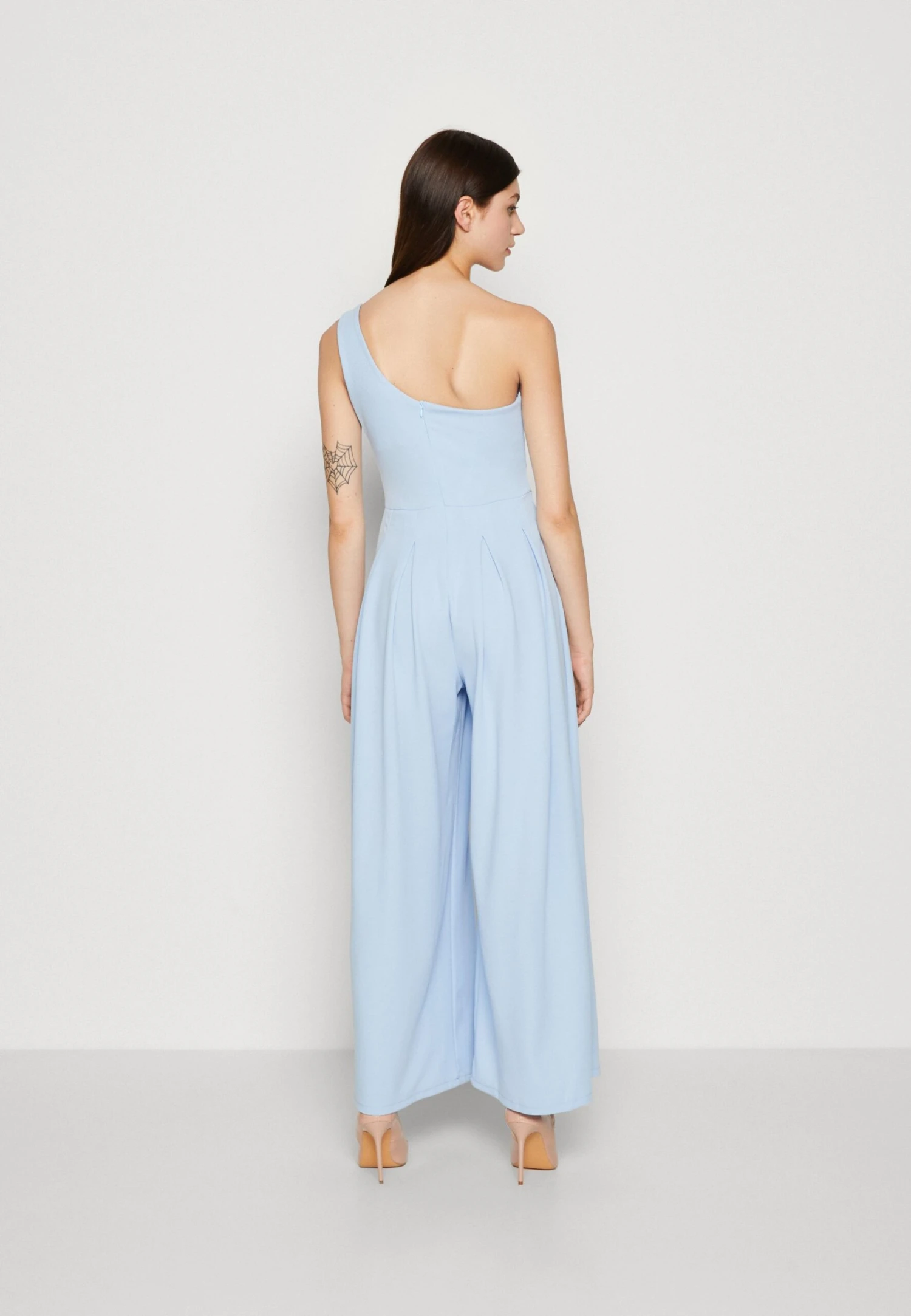 Wal G Sasha Pleated Pant - Jumpsuit - Sky Blue 3 Wal G Sasha Pleated Pant - Jumpsuit - Sky Blue - Afbeelding 3