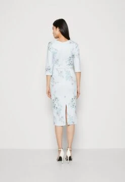 Wal G Wedding - Isabella Wrap Midi - Cocktailjurk - Light Blue -Wal G 75a568883a5f4e5a8195a68f61eff27c scaled