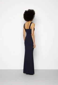 Wal G Taylor V Neck Dress - Galajurk - Navy Blue -Wal G 75e9cb3b7d7540dd83b04a87c6fcde0b scaled
