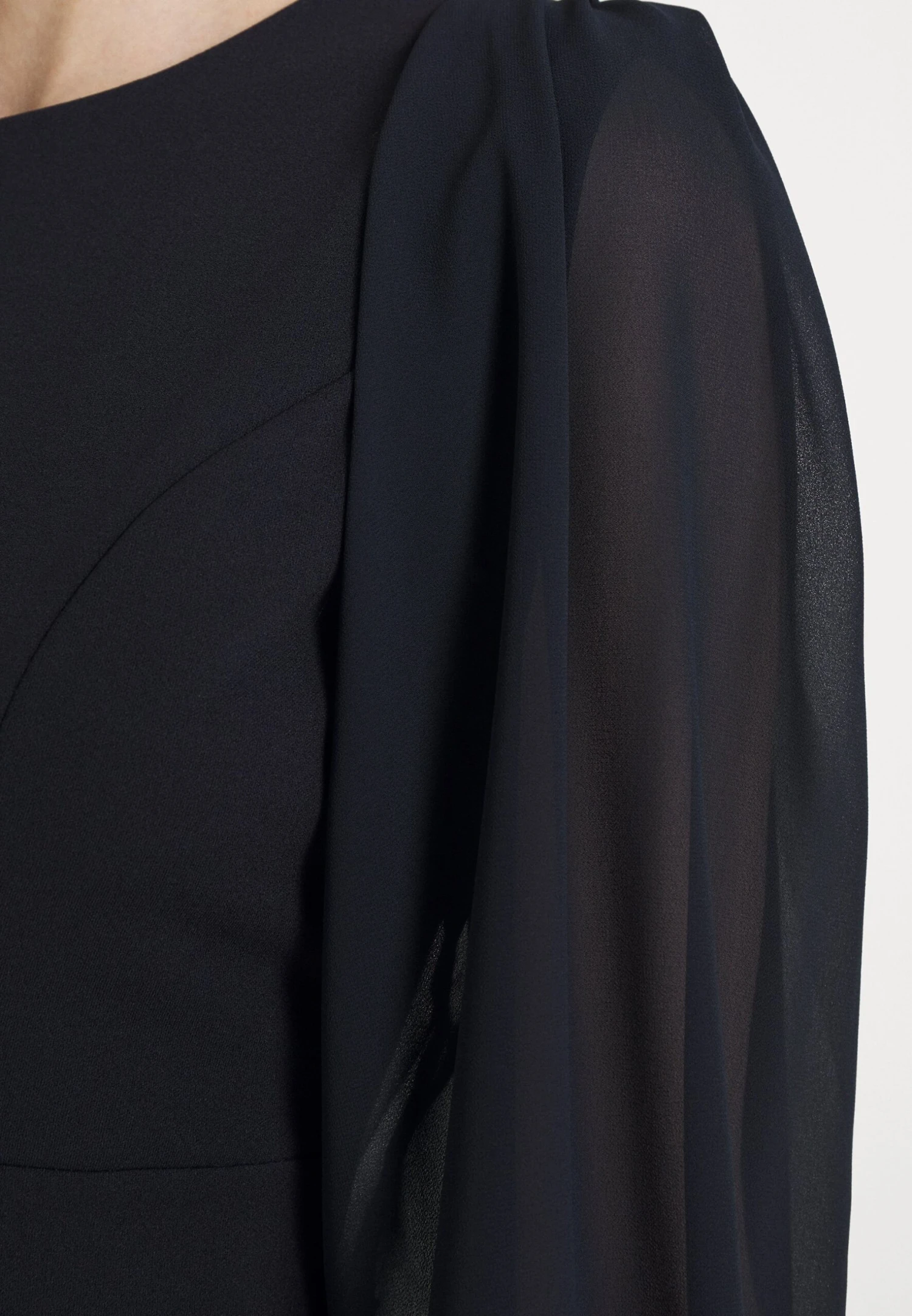 Wal G Kat Sleeve Dress - Jurk - Navy Blue 6 Wal G Kat Sleeve Dress - Jurk - Navy Blue - Afbeelding 6