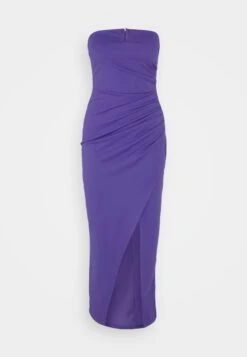 Wal G Gina V Neck Maxi - Jerseyjurk - Purple -Wal G 7865cd443dc04fdbbb28873429f31e30 scaled