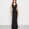 Wal G V Neck Maxi - Galajurk - Black