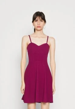 Wal G Asha Skater - Cocktailjurk - Plum