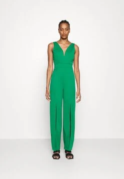Steven Front Slit - Jumpsuit - Leaf Green