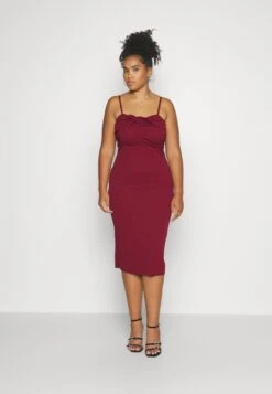 Curve Dolly Midi - Cocktailjurk - Wine