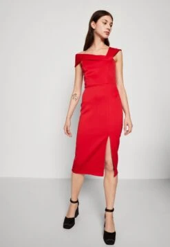 Wal G Delila Strap Midi - Jerseyjurk - Red -Wal G 7e8c238d95a940f1ac1b779a3fe8f79d scaled