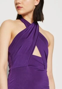 Wal G Party Lady Halter Neck Mini - Jerseyjurk - Purple -Wal G 7f10dcfb674d477da78c928d17ca3c2e scaled