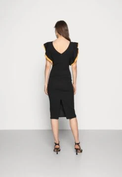 Wal G Kelly Ruffle Sleeve Midi Dress - Cocktailjurk - Black 7 Wal G Kelly Ruffle Sleeve Midi Dress - Cocktailjurk - Black -Wal G 7f6ceca4ebc3430f8e15c6da4334f563 scaled
