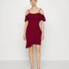 Revra Strappy Frill Skater - Jerseyjurk - Berry Wine