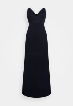 Wal G Taylor V Neck Dress - Galajurk - Navy Blue -Wal G 861e342bea8f4abaa5d8f0a0a1b6d5ed scaled