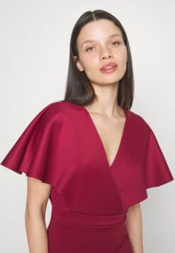 Wedding Petite Betty Wrap Midi Dress - Etui-Jurk - Wine -Wal G 8790b027e4594296a40f3eb07508de9d scaled