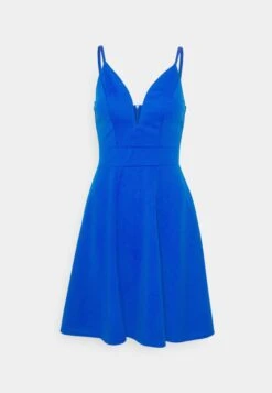 Wal G Vincent Skater Dress - Jerseyjurk - Electric Blue -Wal G 87b025be3ff44a318abd943bf1c09e6e scaled