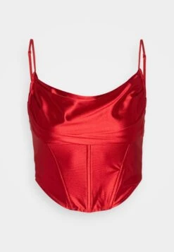 Wal G Christian Corset Crop - Top - Red -Wal G 8a5d8fb1df5f4bf294dab081f2df05b5 scaled