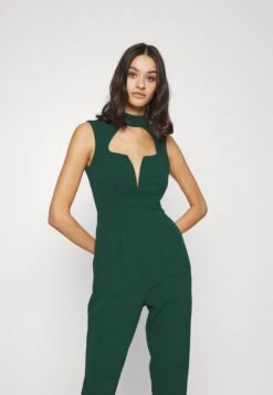 Wal G Langley Cupped - Jumpsuit - Forest Green -Wal G 8d3017c12a224d429054891bad989e10 scaled