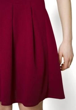 Wal G Zara Pleated Skater Skirt - A-Lijn Rok - Berry Wine -Wal G 8d92a34cc2534c089dcd4f15bea46974 scaled