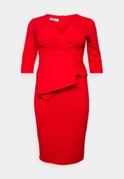 Hossy V Neck Midi - Cocktailjurk - Red -Wal G 8dc2eac0531b48f1a57527bb921fd414 scaled