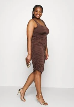 Curve Annabelle Square- Jerseyjurk - Chocolate Brown -Wal G 901c47a2f6ca4a30ab3ff51a5a36cabf scaled