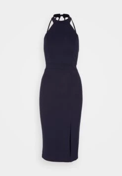 Wal G Benedette Midi Dress - Cocktailjurk - Navy Blue -Wal G 93a6488b96a74790946c706604e333e4 scaled