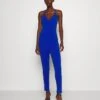 Marsha Back Strappy- Jumpsuit - Electric Blue