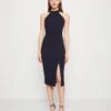 Wal G Benedette Midi Dress - Cocktailjurk - Navy Blue