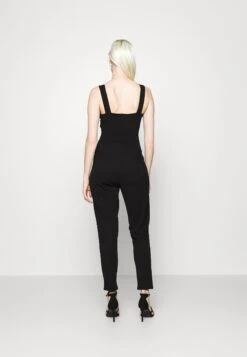 Contrast Plunge - Jumpsuit - Black -Wal G 9866c2e67f4d46fe9c7a742265bfa064 scaled