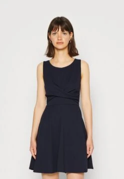 Wal G Jaqueline Skater Dress - Jerseyjurk - Navy Blue