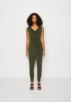 Wal G Ronny Slough Neck - Jumpsuit - Olive Green