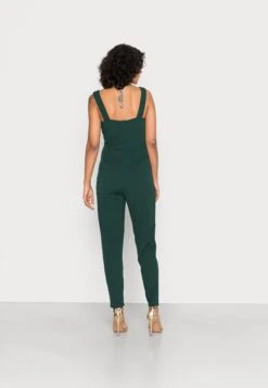 Wal G V Neck - Jumpsuit - Forest Green -Wal G 9e3cb20c54cf42debfa8a6f816808959 scaled